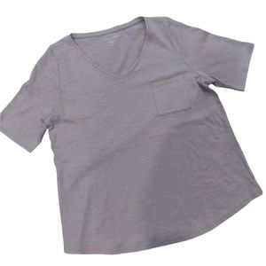Eileen Fisher Organic Cotton T shirt lavender